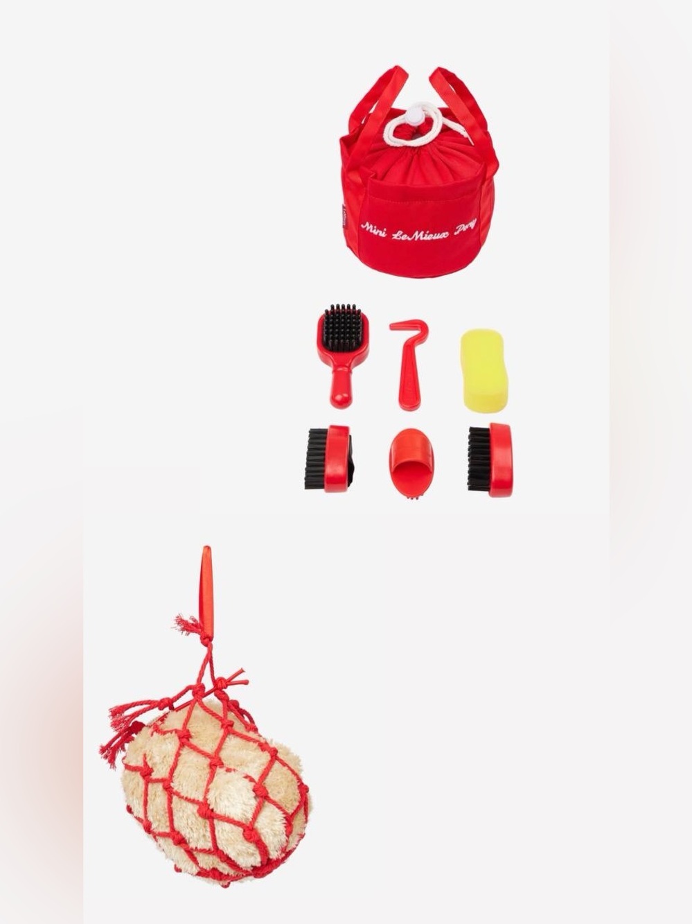 Lemieux Toy Grooming Kit and Hay-net Play Set